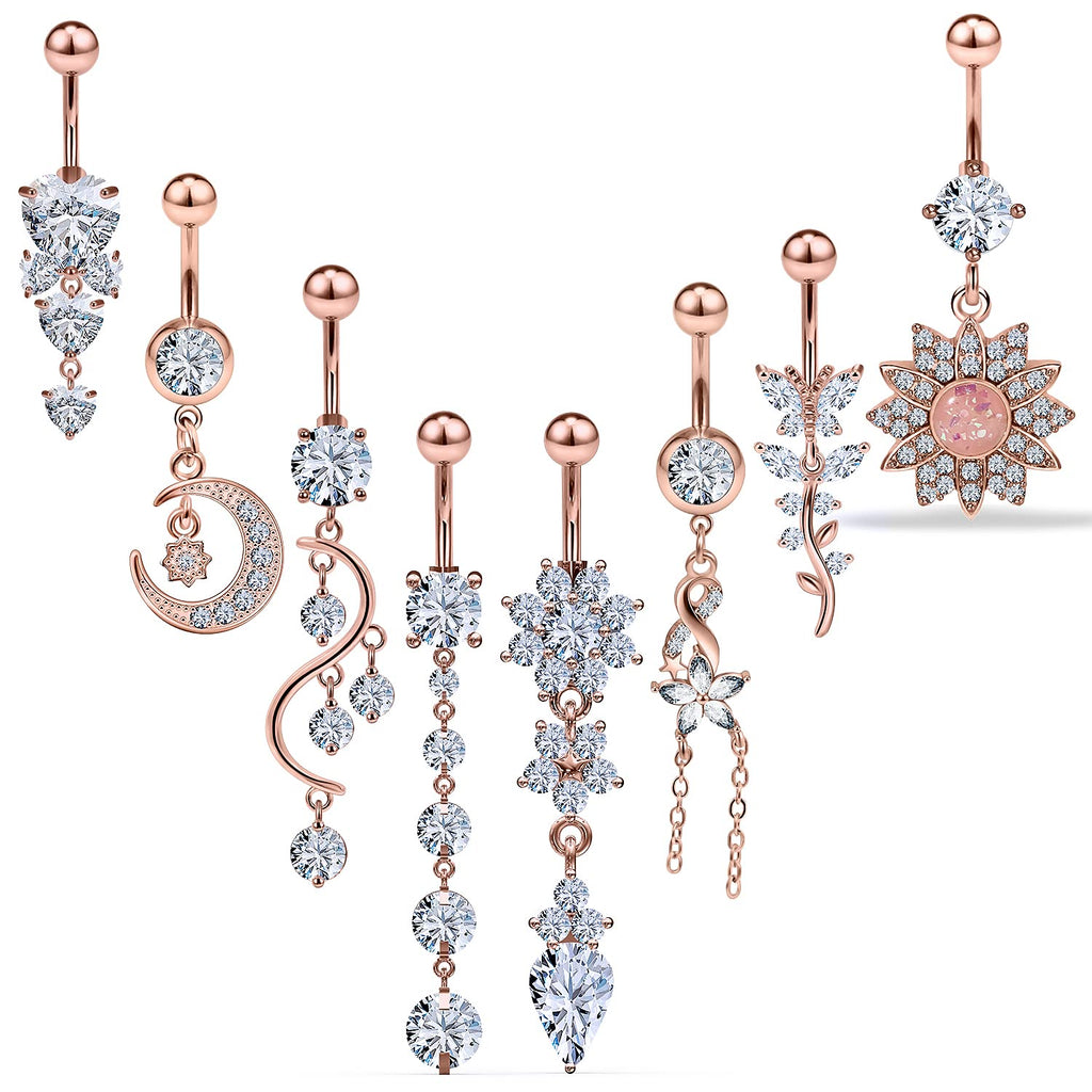 Belly Rings Stainless Surgical Steel Piercing