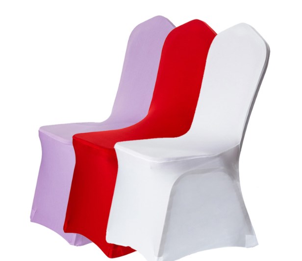 White Hotel Chair Cover for Banquets and Events