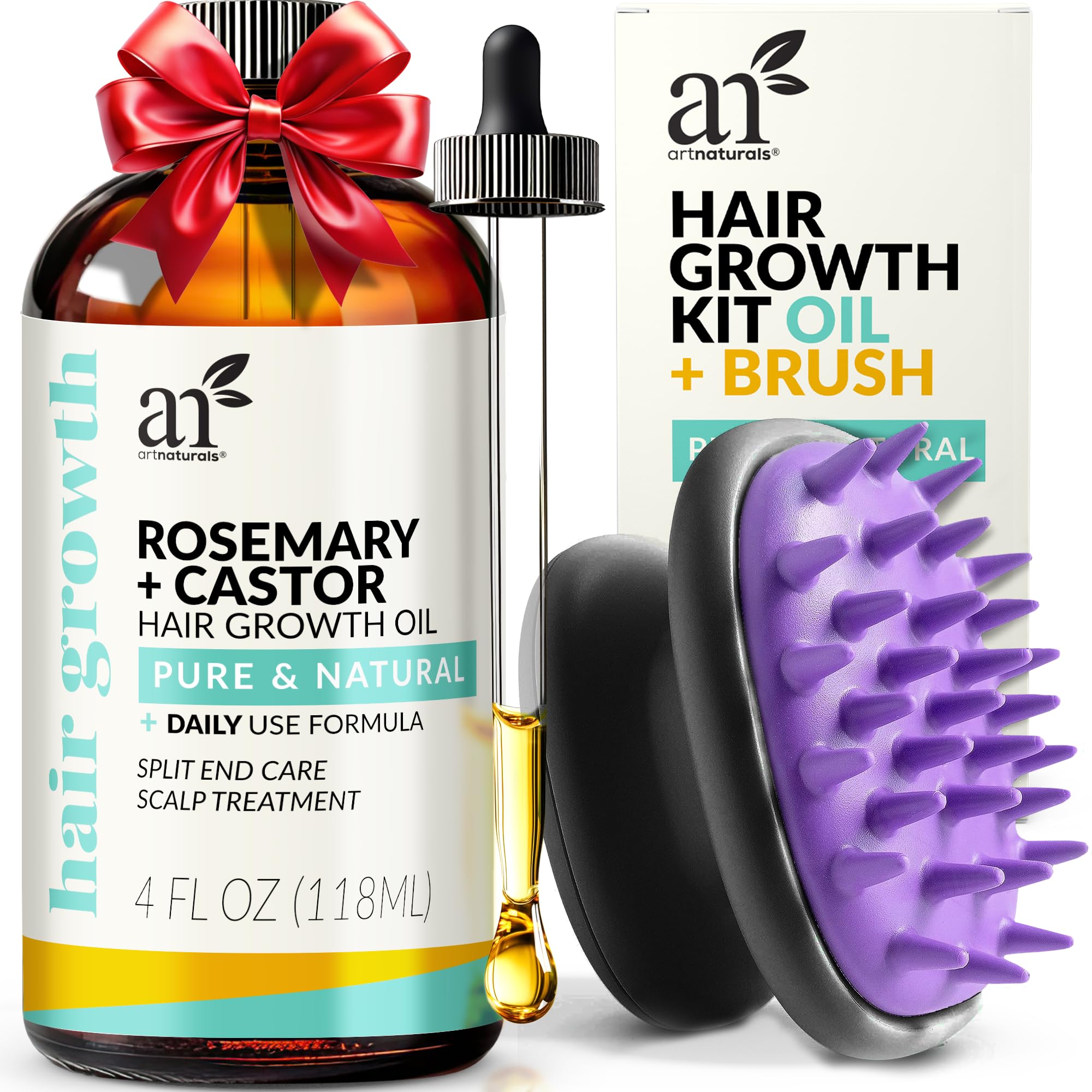 ArtNaturals Rosemary Castor Growth Oil Set